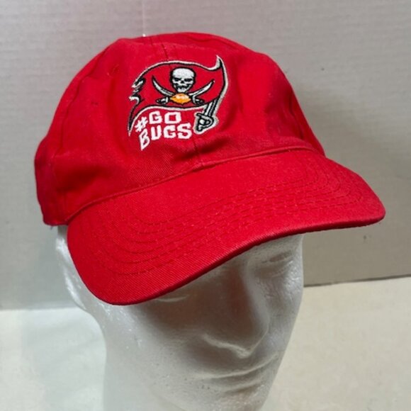 Tampa Bay Buccaneers #GoBucs Red Embroidered Baseball Cap Hat - Picture 1 of 9